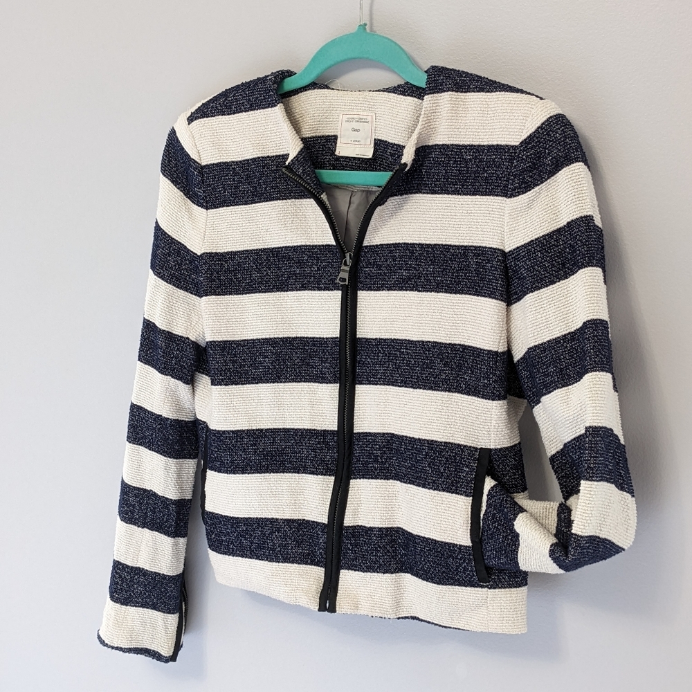 GAP - Tweed Zip-Up blazer